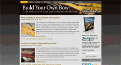 Desktop Screenshot of buildyourownbow.com